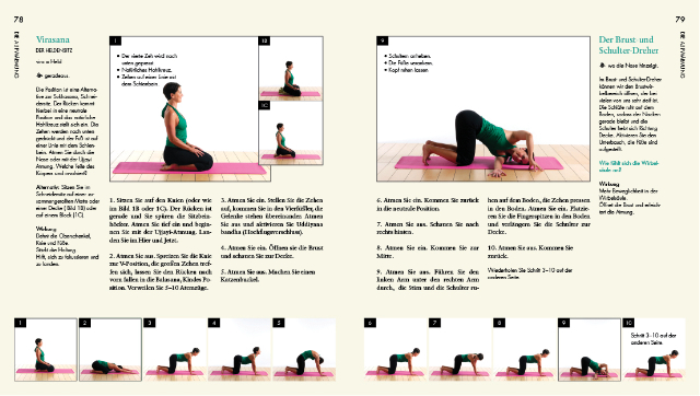 Virasana; Der Brust- und Schulter Dreher